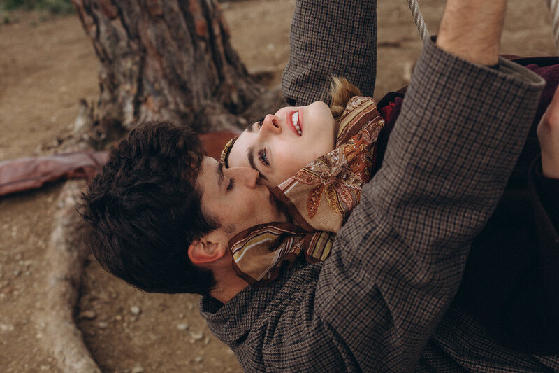 Destination love story captured above Barcelona, perfect for adventurous couples and elopements