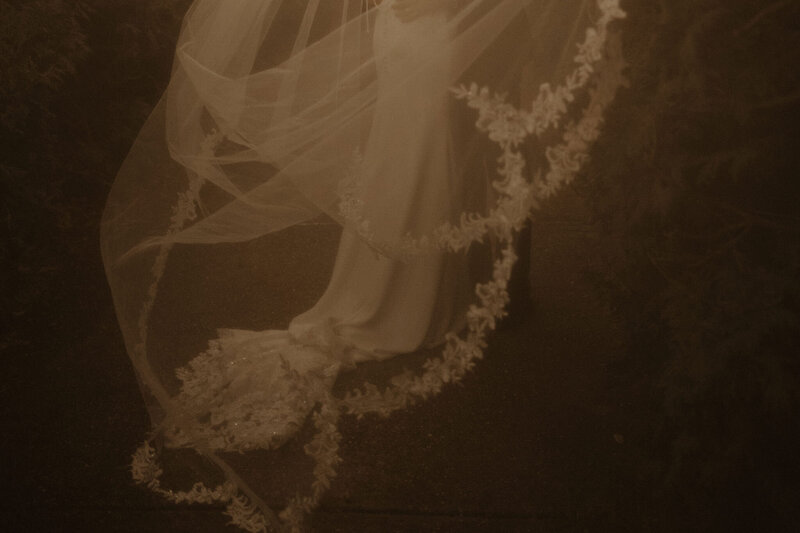 summer leigha portfolio piece of bride's veil