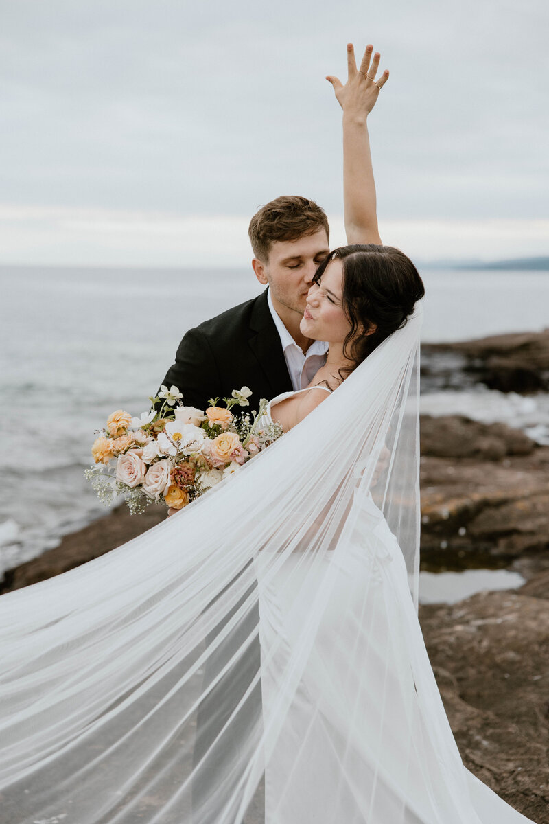 Intimate North Shore Beach Elopement