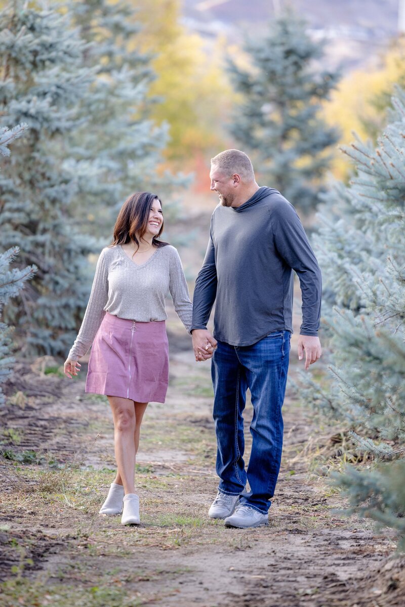 Utah County Christmas Tree Farm Mini Session Magnolia and Grace Photography Co