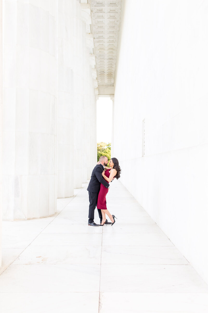 DC War Memorial Engagement Session by Virginia Wedding Photographer Taylor Rose Photography-4