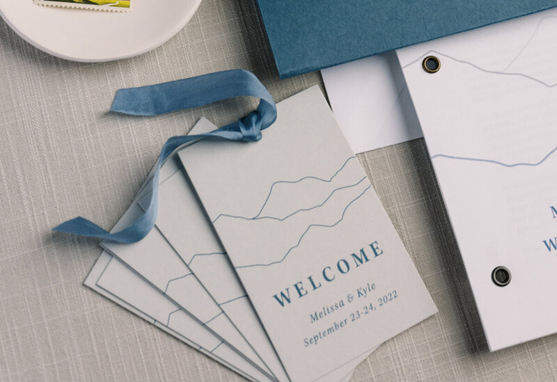 Mountain Welcome Bag Tages