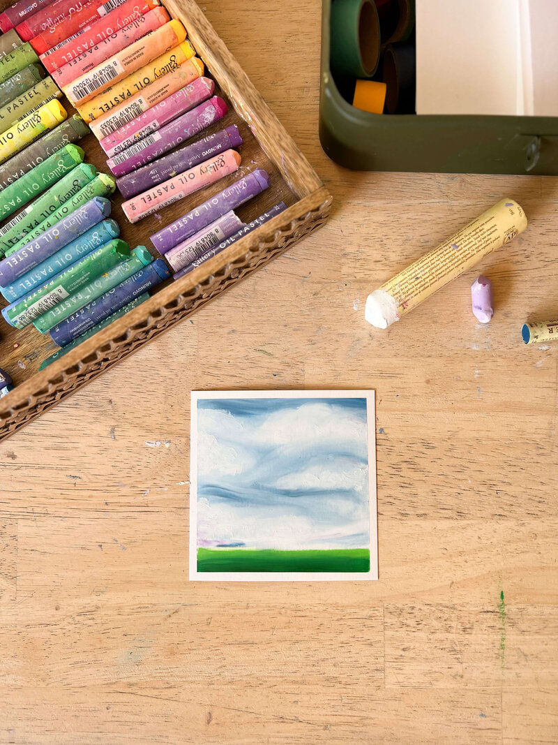 pleasant_places_oil_pastel_flatlay