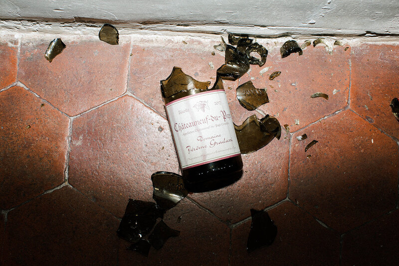 Shattered Bottle in France