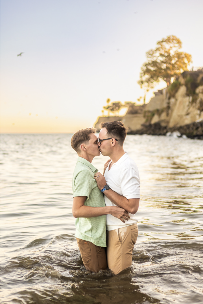 gay couple engagement session