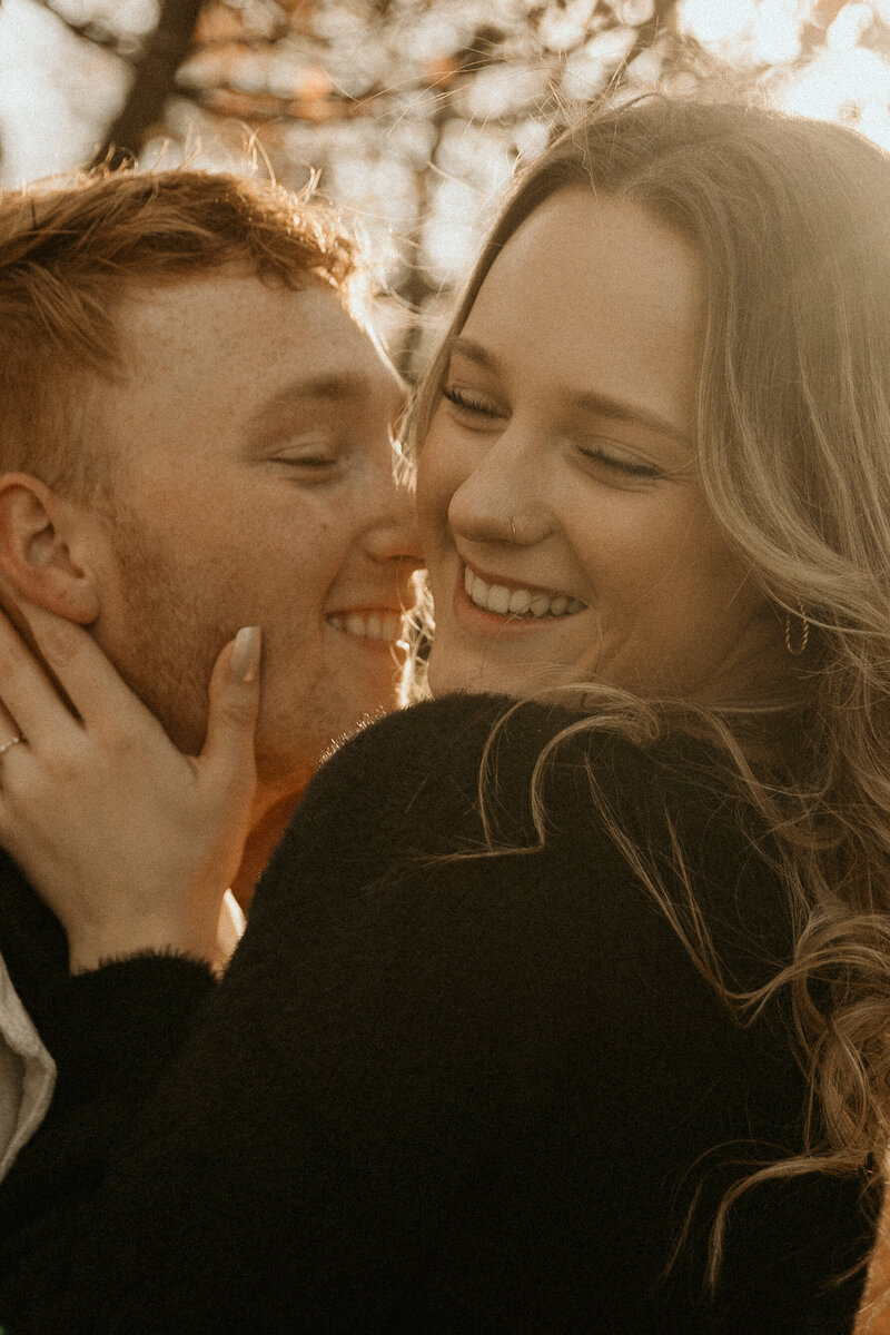 Engagement Photos at Loose Park KC