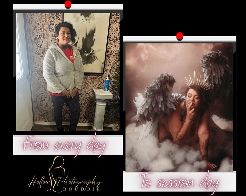 plus size boudoir photographer