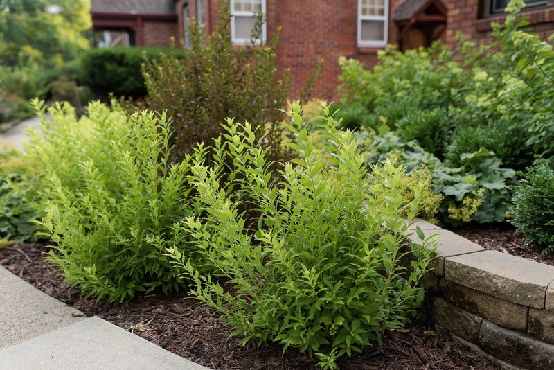 Beaverdale, Iowa front yard landscaping