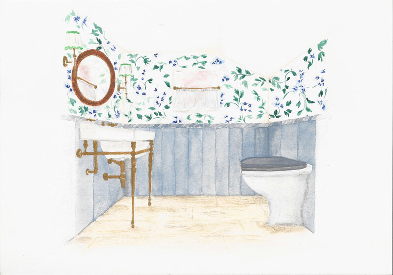 Rukmini Patel Cloakroom Design Full view