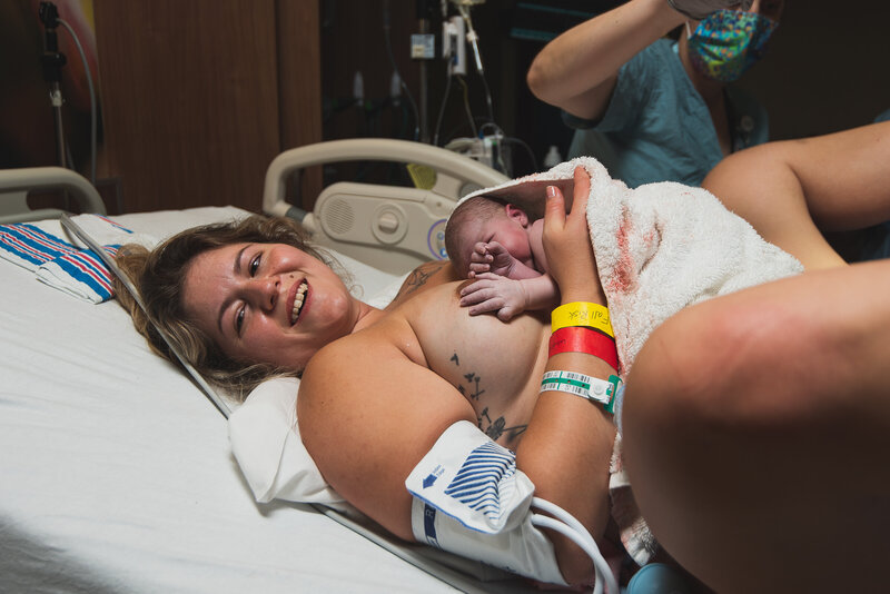 Mom gives birth to baby at UF Health North Jacksonville