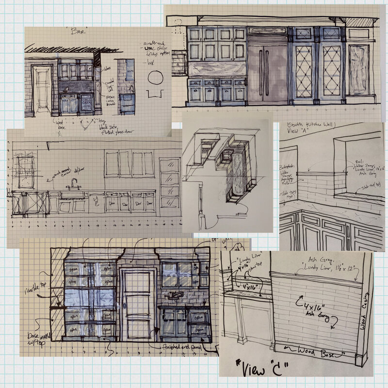 Han Kitchen Laundry Sketches