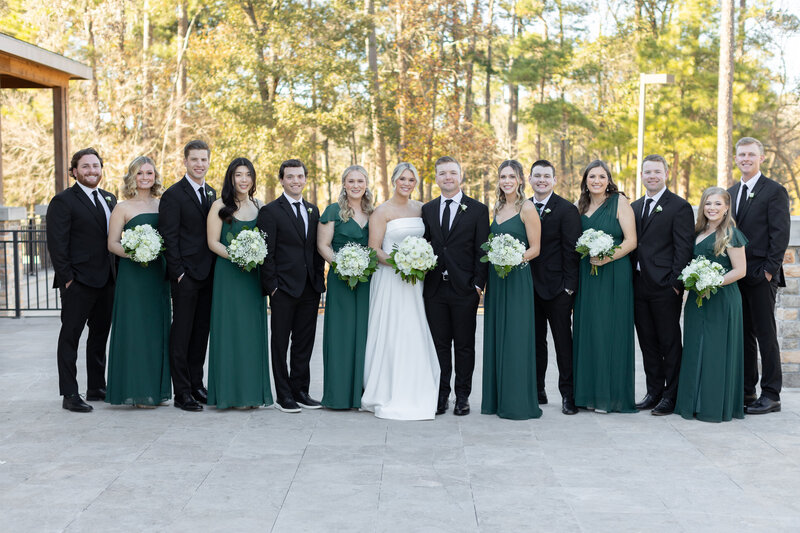 Winter Wedding at The Woodlands Country Club -109