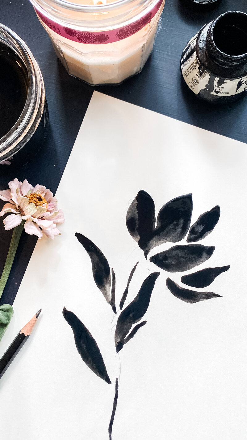 art studio of surface designer Jennie Whitaker