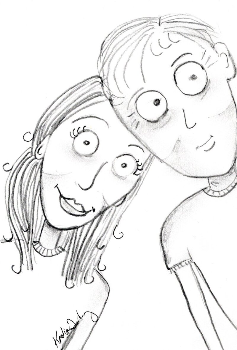 kd gregory - self portrait Tim Burton style
