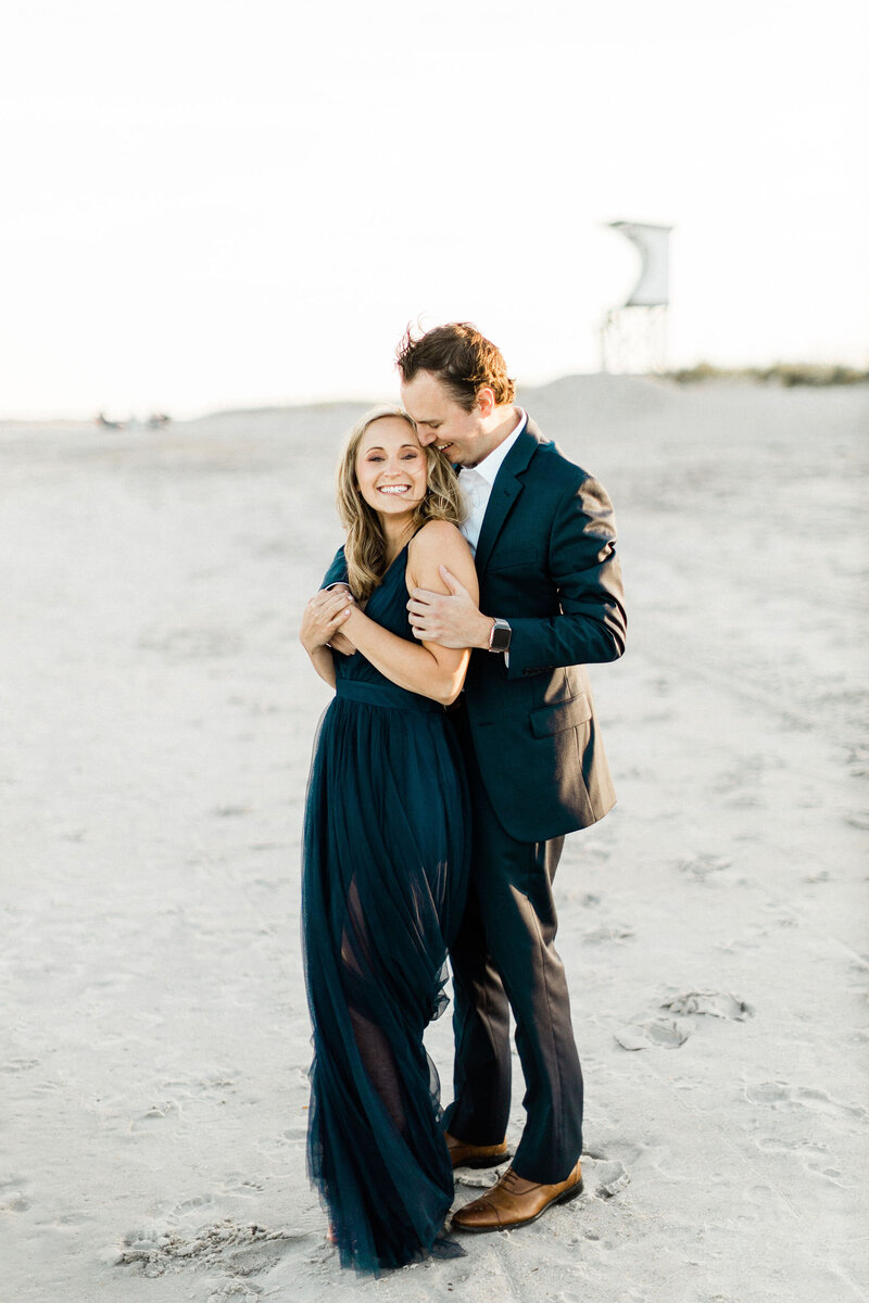 Engagement Photos on a sunny day | Wrightsville Beach NC | The Axtells Photo and Film