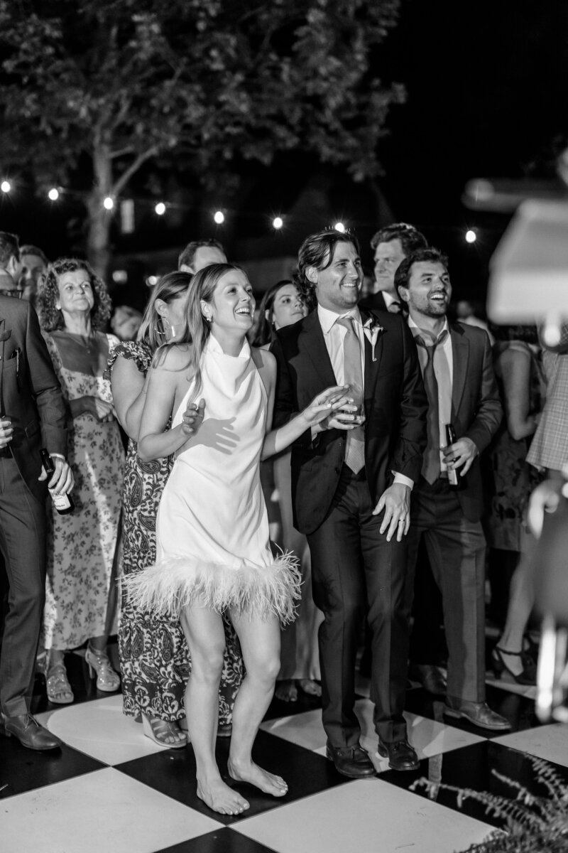 Luxury Wedding Photographer Atlanta | Bride And Groom At Dancefloor Wedding Reception