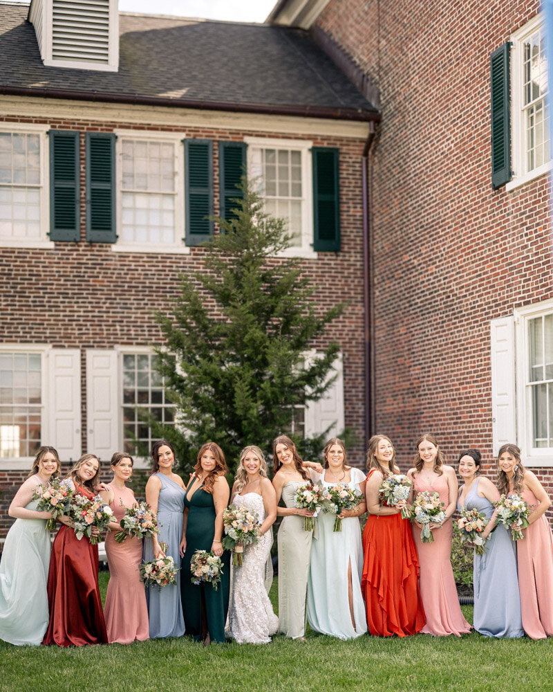 Grooms share an emotional first look at their Waterworks Wedding.