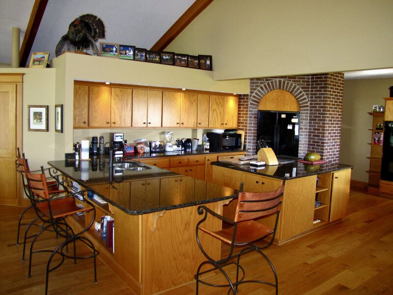 kitchen at Hanging H lodge