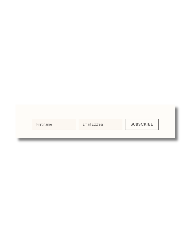 Minimal Flodesk opt-in forms Wabi Sabi 1