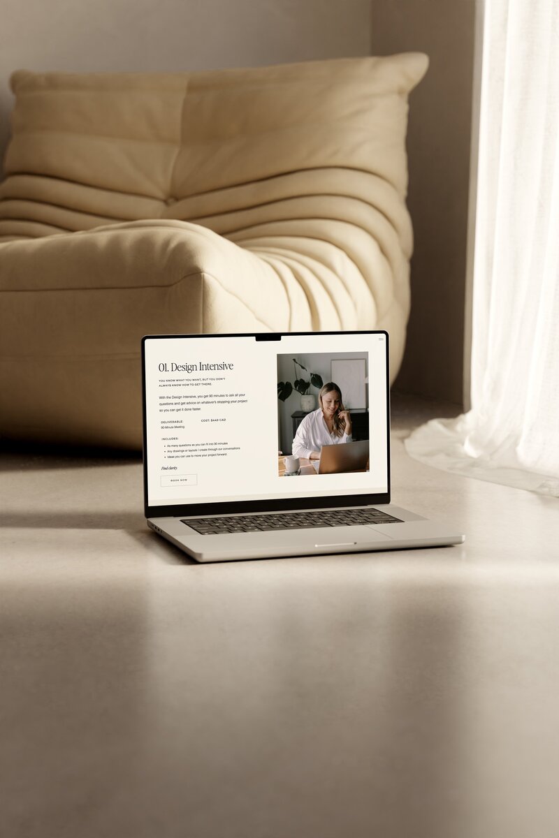 Interior designer web design by Kathlyn Jarvis 9