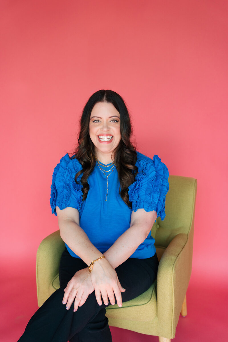 heather crabtree smiling in blue top