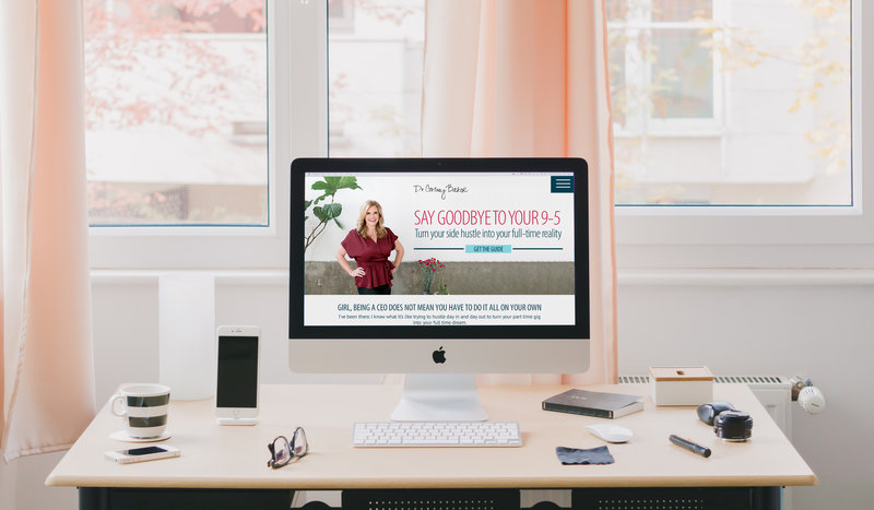 Dr. Cortney Baker website design