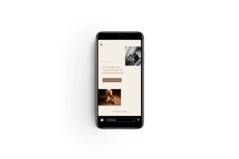 Instagram story templates voor fotografen Blooming Bliss 2