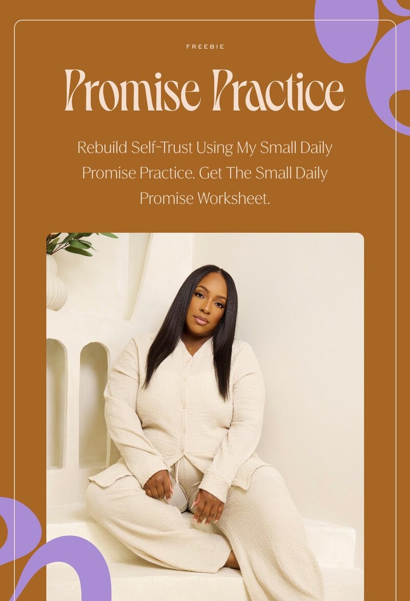 cover of an ebook titled 'The Promise Practice'. Features woman in white