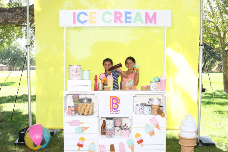 ice cream photo booth