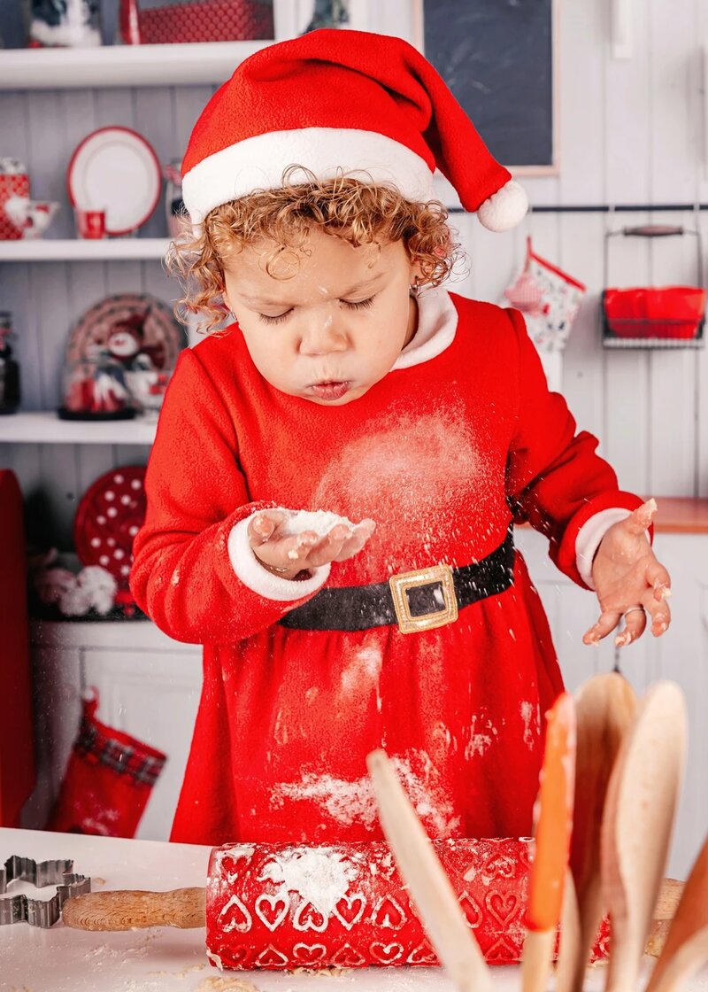 Santa's kitchen fotoshoot