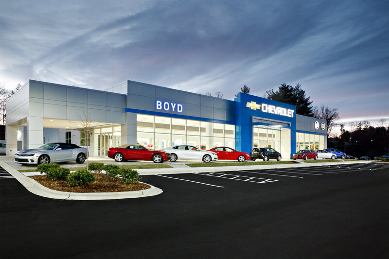 General contractor for Boyd Chevrolet Cadillac Buick
