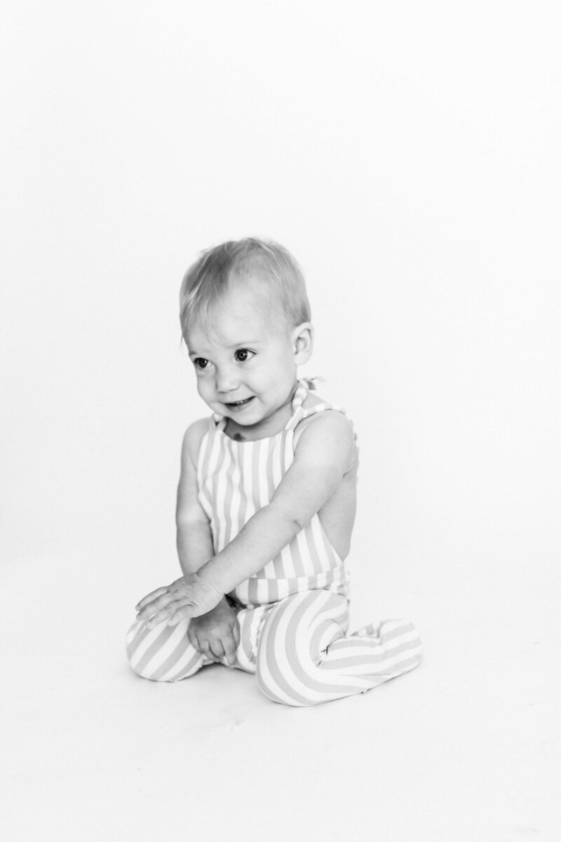 Everleigh turns 1_B&W-73