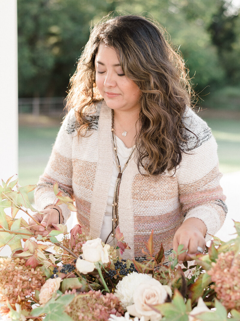 Headshot of Alexandra Turner, best wedding florist in the Dallas Fort Worth area, Vella Nest Floral Design, Florist