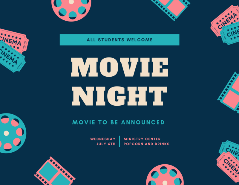 Student Ministry Movie Night