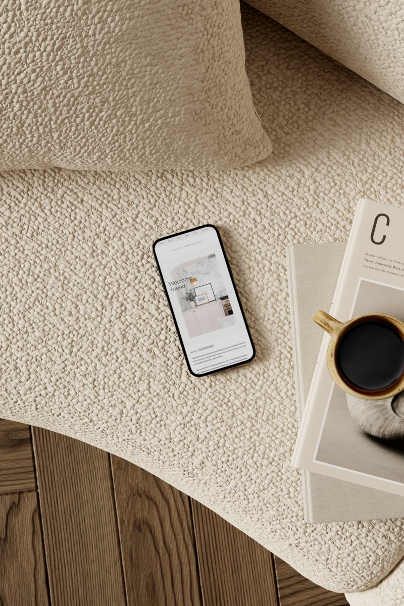 A free Flodesk welcome email template built for interior designers to make a strong first impression with new subscribers.