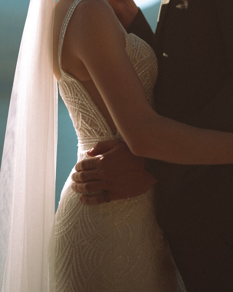 Candid Wedding Portrait Near Nelson, British Columbia