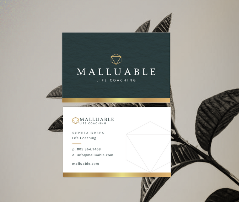 Malluable Business Card Mockup
