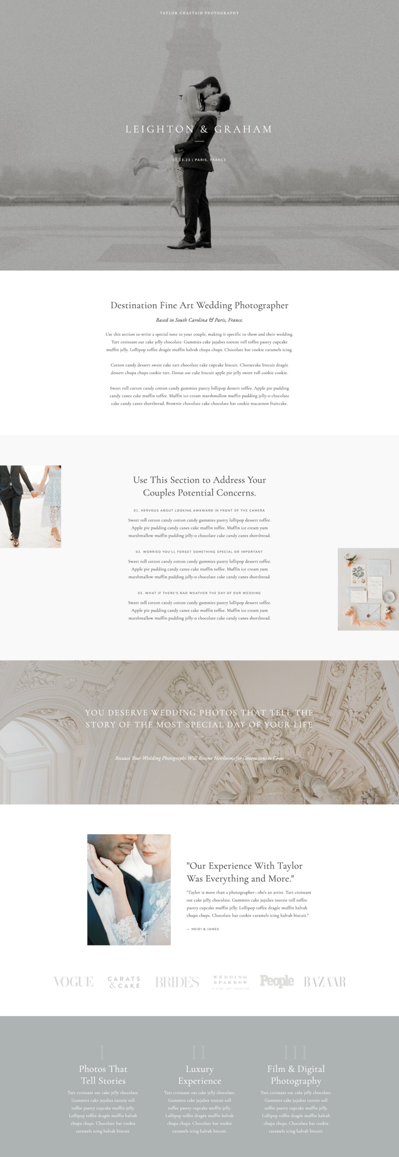 Showit Website Template