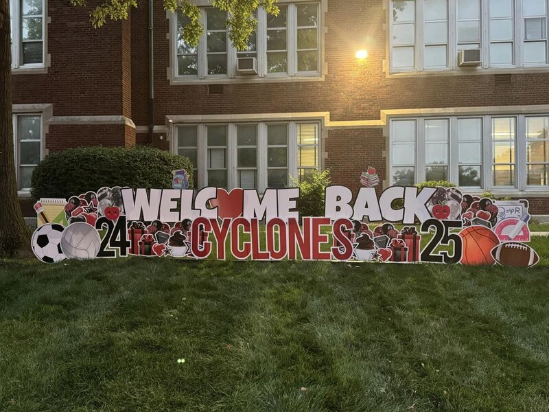 High School Yard Sign