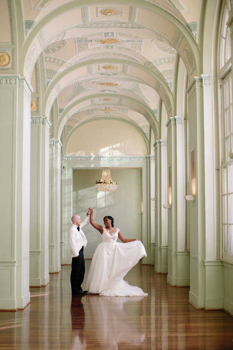 Luxurious ballroom wedding at the Biltmore. Photography for joyful, genuine brides.