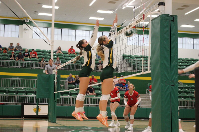 Personal trainers standing on road