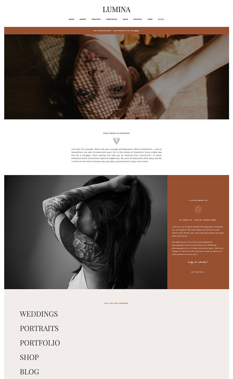Charlie Rose Website Template