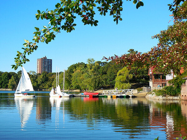 Jamaica Pond in Jamaica Plain Noha Soliman Luxury Realtor Crafted Path Home