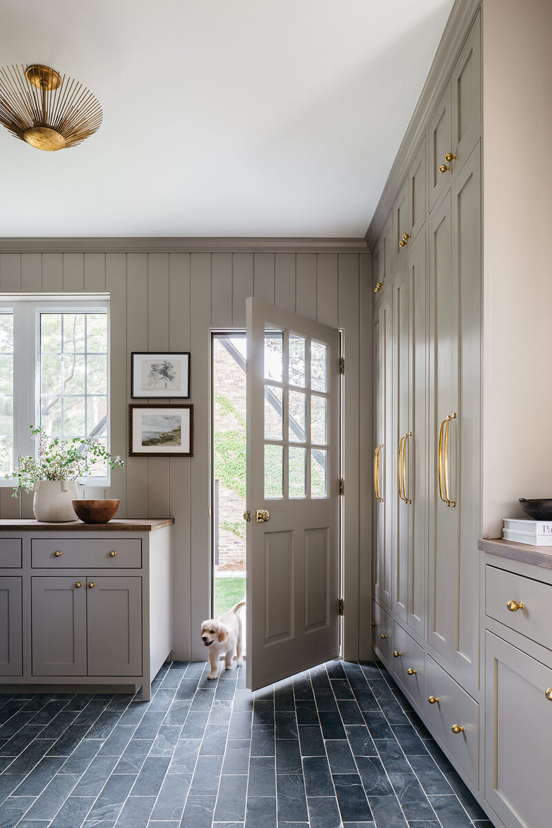 mudroom door open