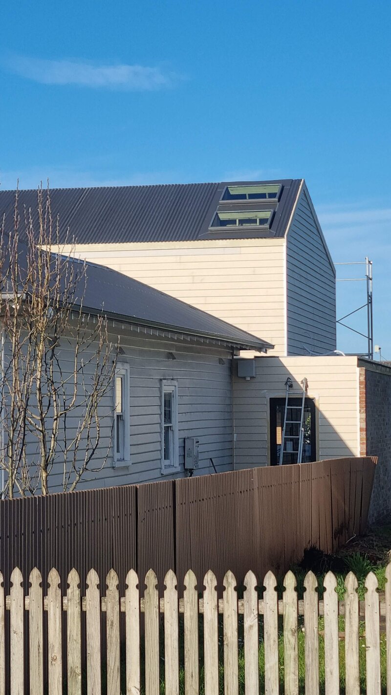 Exterior of modern new home build by WBK building