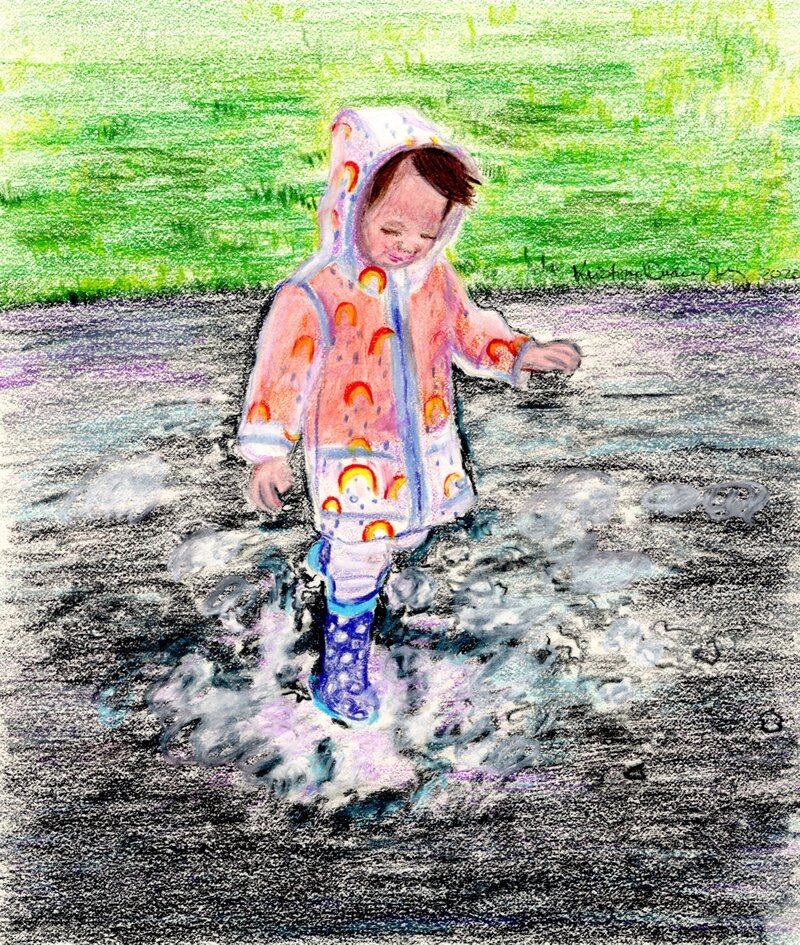 kd gregory fine art - anna's rainbows