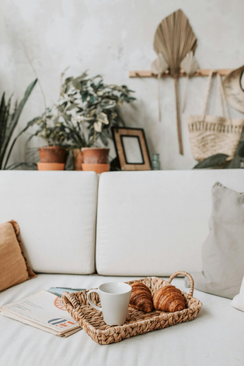 Cozy, home workspace of a creative website designer in Tacoma, Washington