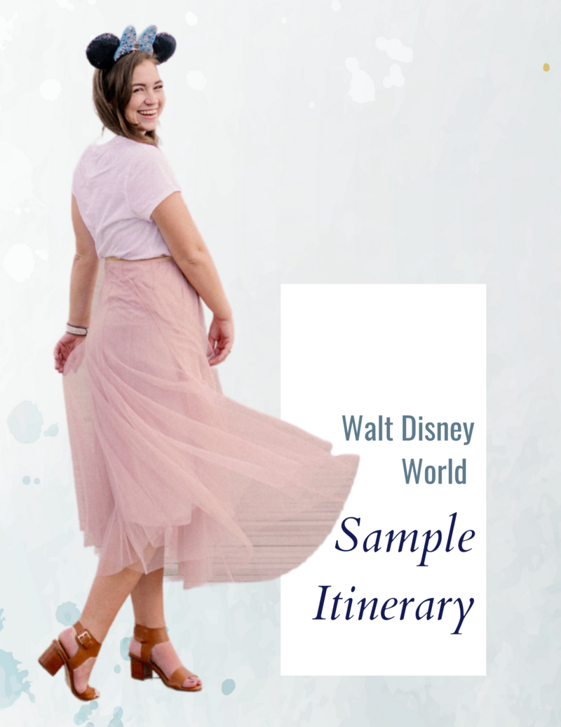 WDW Sample Itinerary