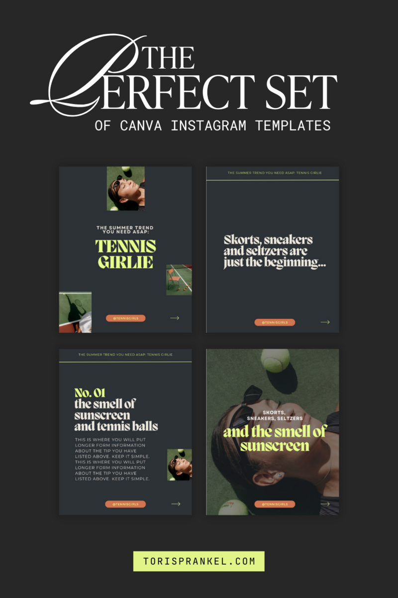 00308 Perfect Set Instagram Canva Templates