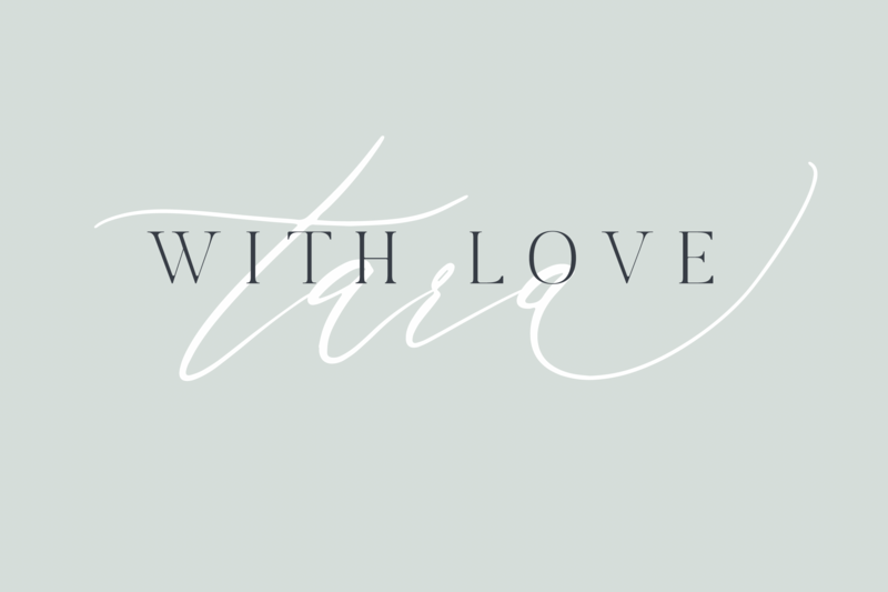 with love tara teal sub logo
